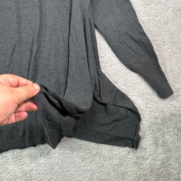 Mossimo Gray Turtleneck Tunic Sweater Size Large Long Sleeve Gray sweater - Picture 7 of 12